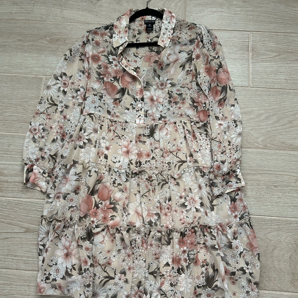Kate and Lily Floral Tiered Dress
